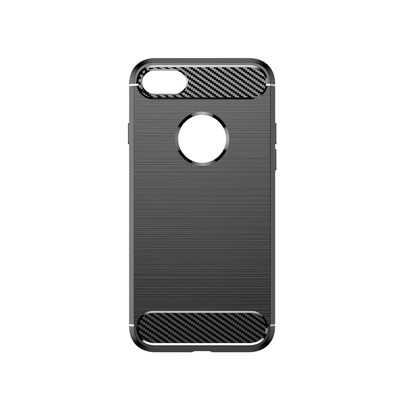 Apple мобильный телефон Чехол черный подходит для 7 PLUS 8 чистый цвет все включено