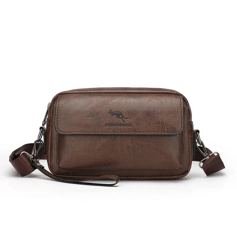 

Male Crossbody Waterproof Designer Classic Messenger Bags Pouch Men's Handbag Shoulder Bag Luxury Men Boy Leather Husband
