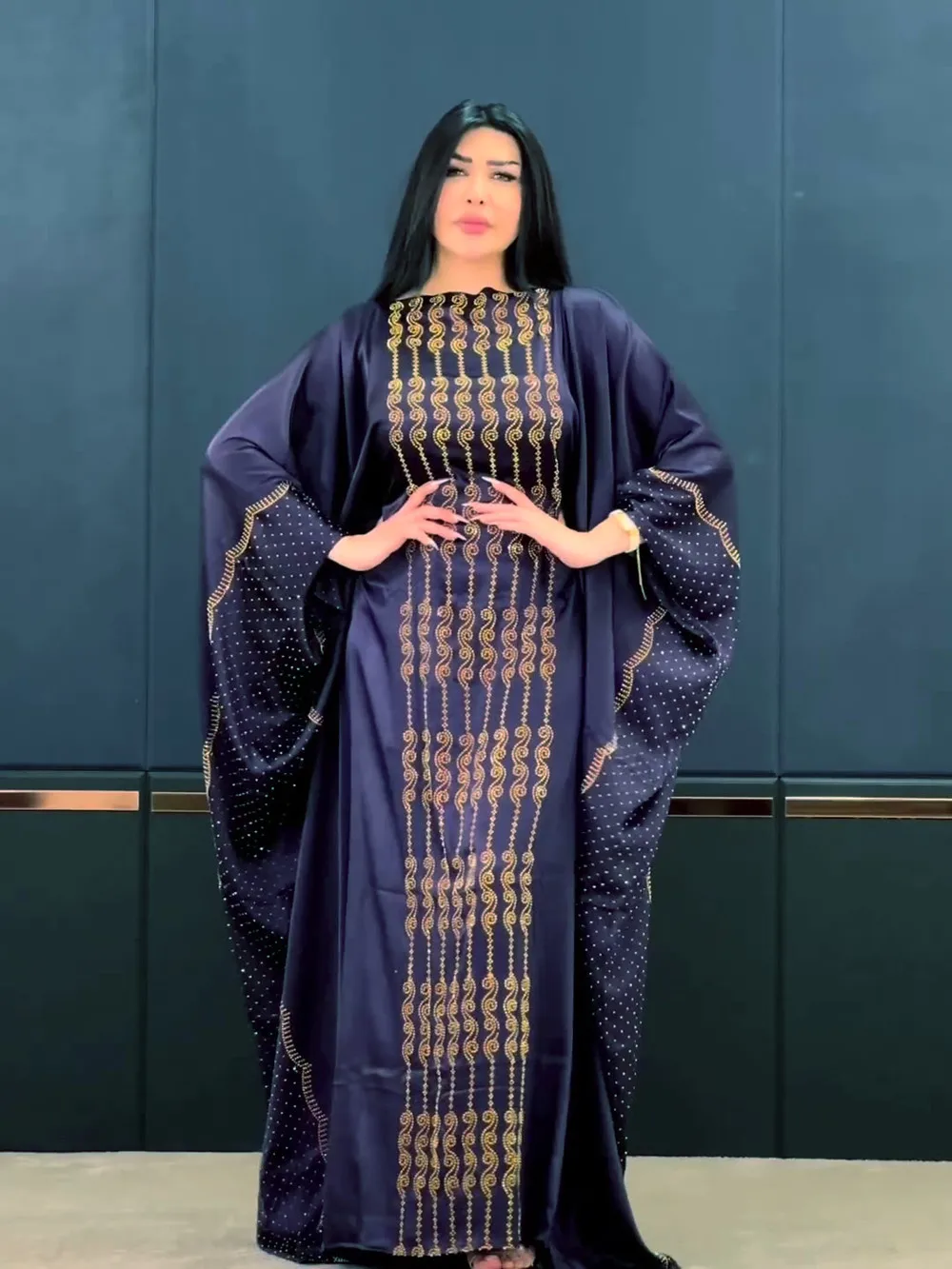 

2023 Autumn African Dresses for Women Loose Boubou Dubai Abayas Robe Kaftan Wedding Party Gown Traditional Africa Clothing