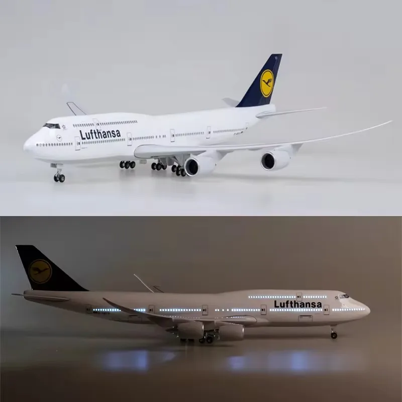 Масштаб 1/150 Airline 747 B747 Модель Самолета Люффана Пластиковая Фотофигурка