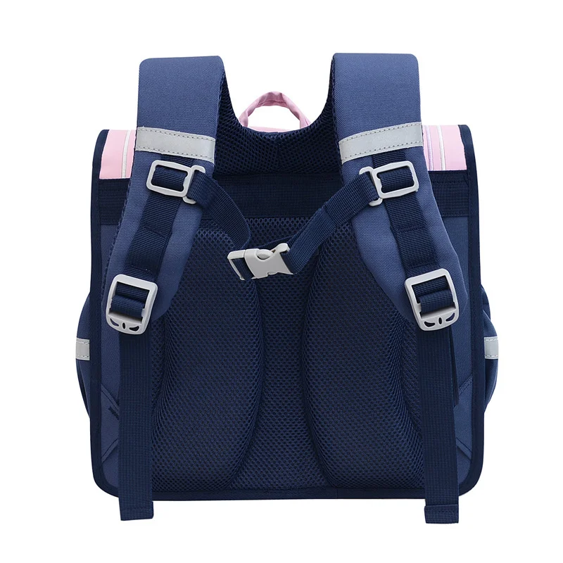 High Quality Kids Primary Schoolbag Cartoon Unicorn Dinosaur Children Backpack Embroidery Pattern Zipper Hasp Boys Girls Bag