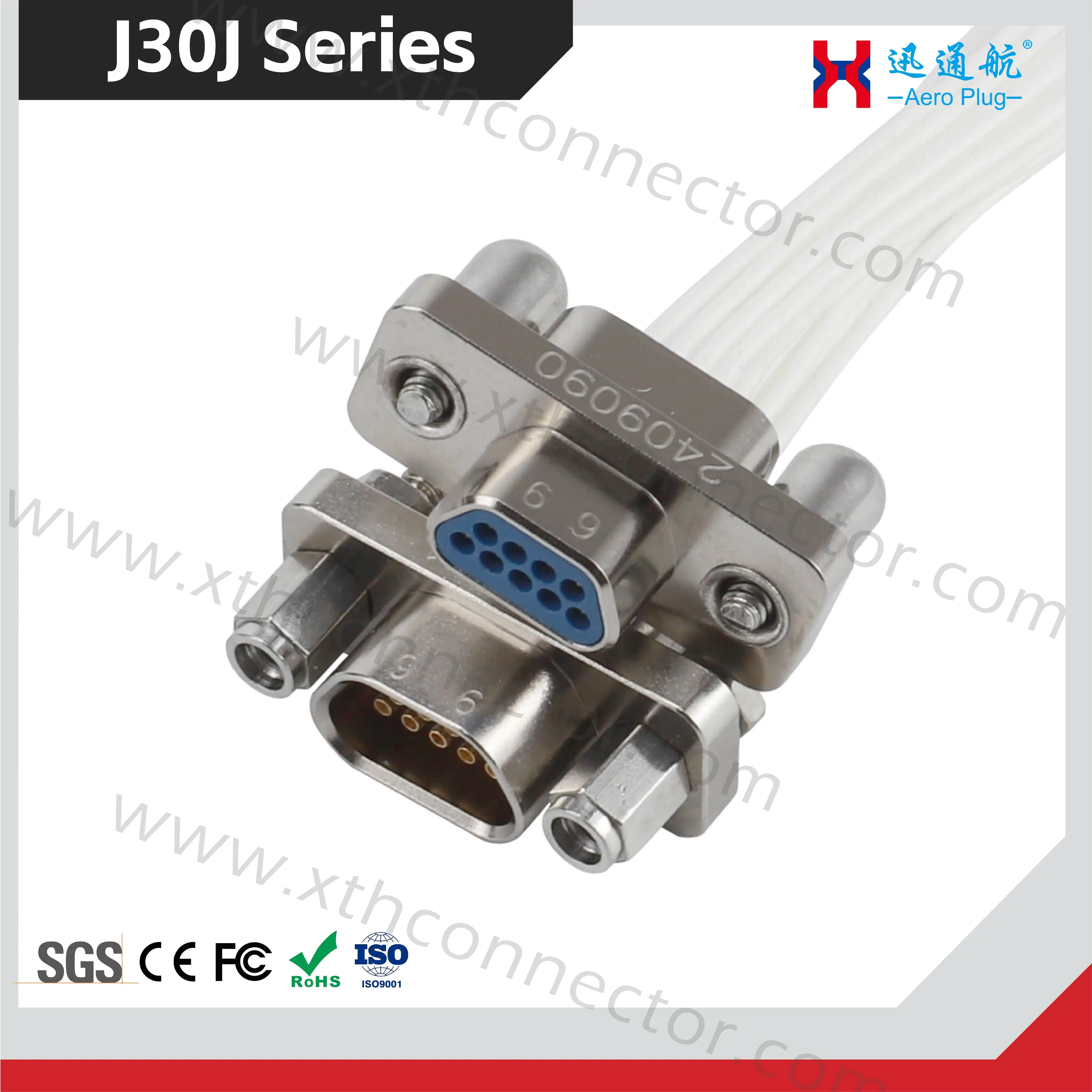 Фото Прямоугольный разъем J30J, микро-разъем D-типа J30J-5TJL/ZKP, штекеры и гнезда 38513 с 5 контактами №4