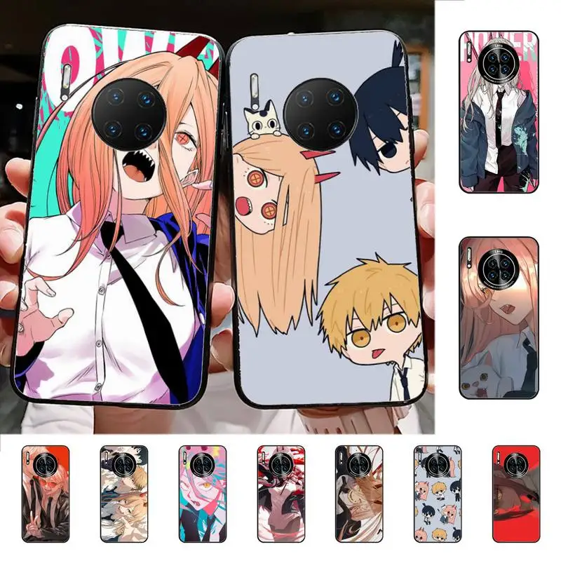 

Chainsaw Man Anime Phone Case For Huawei Mate 10 20 30 40 50 lite pro Nova 3 3i 5 6 SE 7 pro 7SE