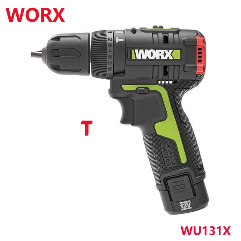 Дрель ударная WORX WU131X, 12 В, литиевая батарея