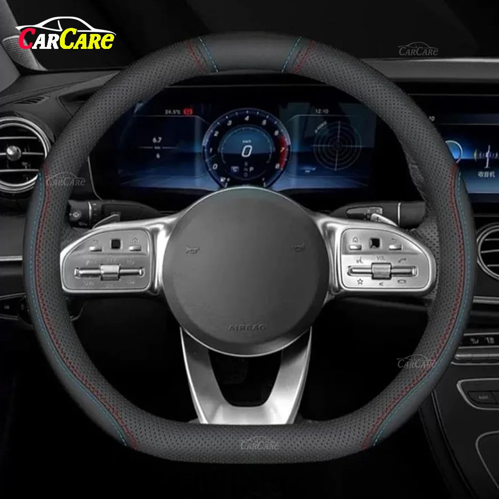 D Type Car Steering Wheel Cover Wrap for BAIC Beijing Shenbao Zhixing D50 BJ20 BJ30 BJ40 BJ80 F40 X7 X3 2018 - 2021 2022 2023