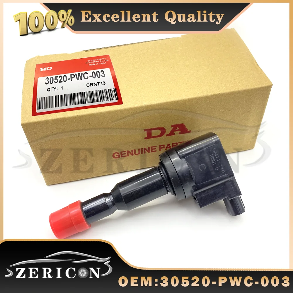 

1/4PCS 30520-PWC-003 Ignition Coil For HONDA AIRWAVE FIT ARIA FIT II JAZZ 1.3L 1.5L 30520-PWC-S01 30520-PWC-013 30520PWC003