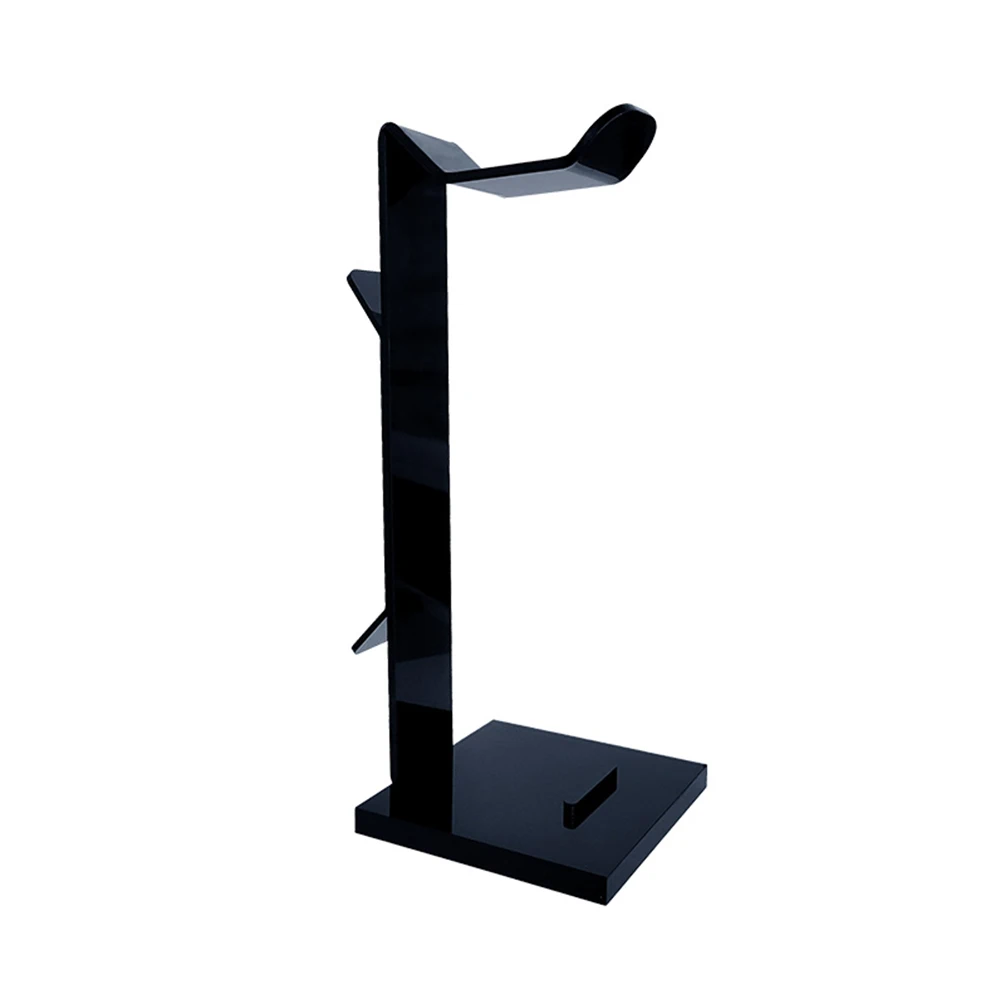 

Headset Holder Detachable Headphone Freestanding Desktop Acrylic Display Stand Non Slip Universal Solid Base With Supporting Bar