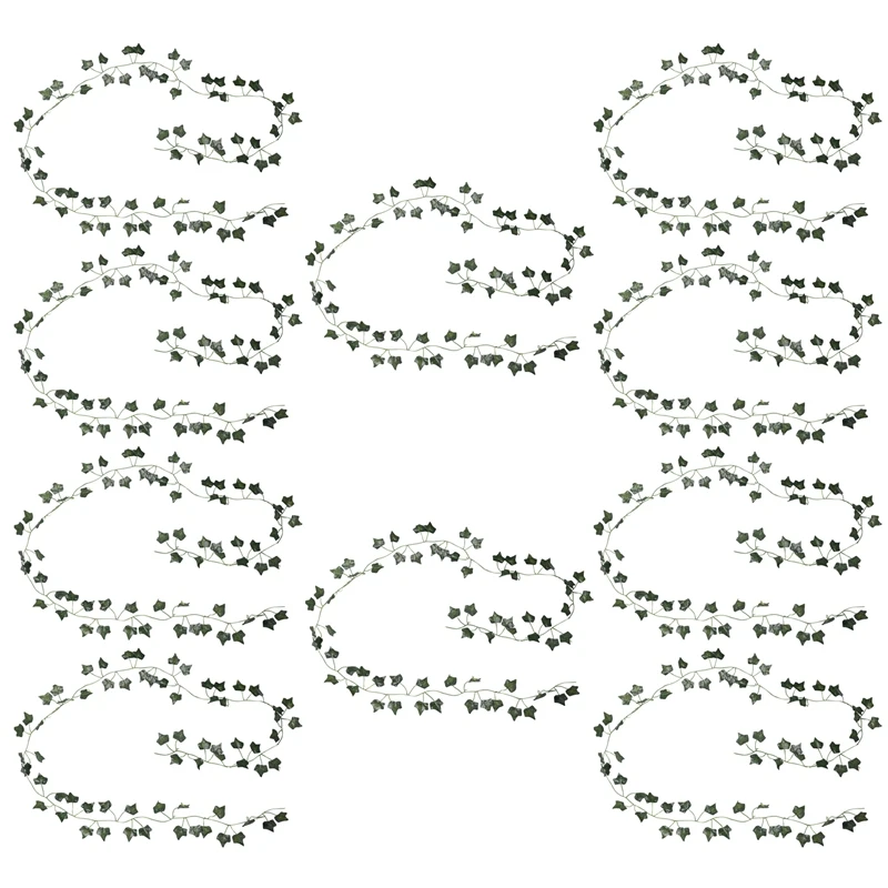 

120 X Artificial Plants Of Vine False Flowers Ivy Hanging Garland For The Wedding Party Home Bar Garden Wall Decoration