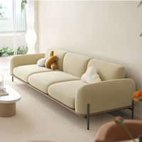 yujifeng sofa small house type simple technology cloth art milk coffee color modern italian living room combination