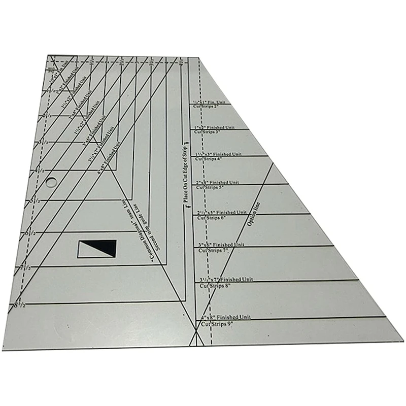 

Линейка для квилтинга, акриловый раздельный шаблон для вырезания, линейка для лоскутного шитья, линейка для вырезания и ремесла, инструмент...