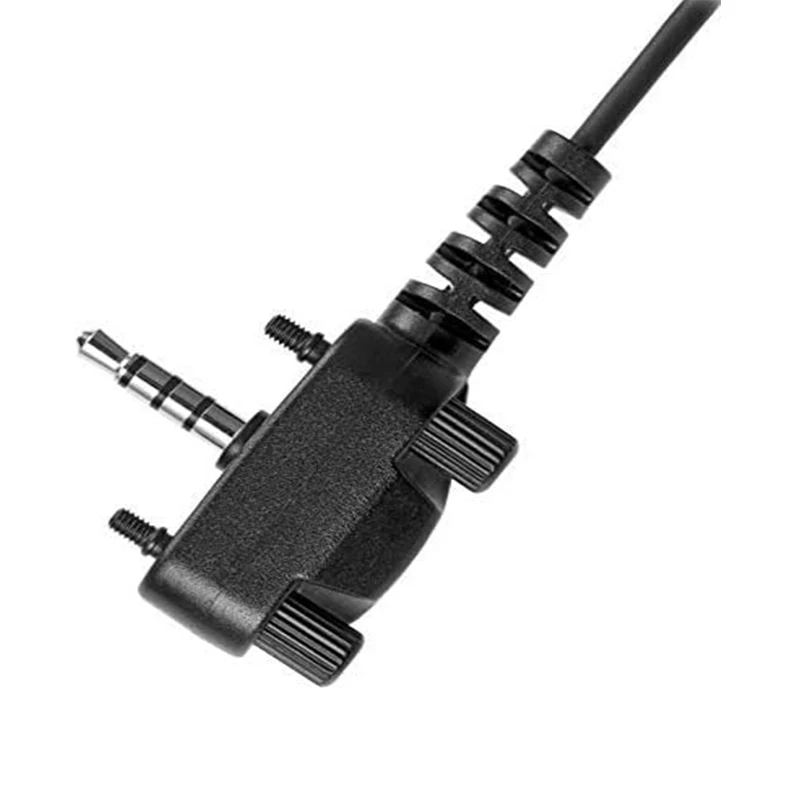 2packs Single Wire Earhook Earpiece for Motorola Vertex Radios VX264 VX354 VX424 VX450 VX451 VX454 VX459 EVX539 G Shape Headset