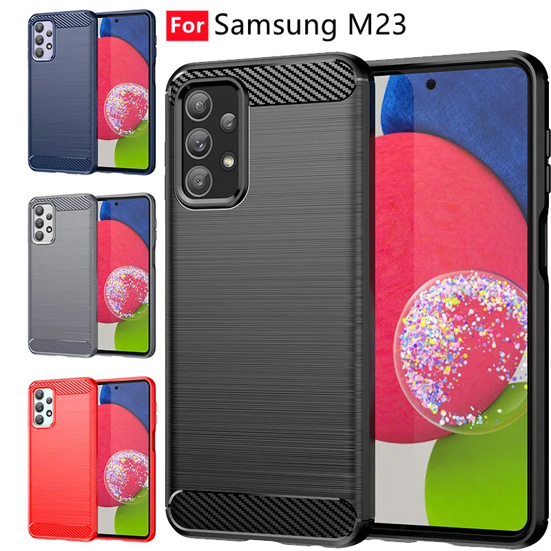 

For Cover Samsung Galaxy M23 5G Case For Samsung M23 5G Capas Shockproof Phone Bumper TPU Soft Cover For Samsung M 23 M23 Fundas