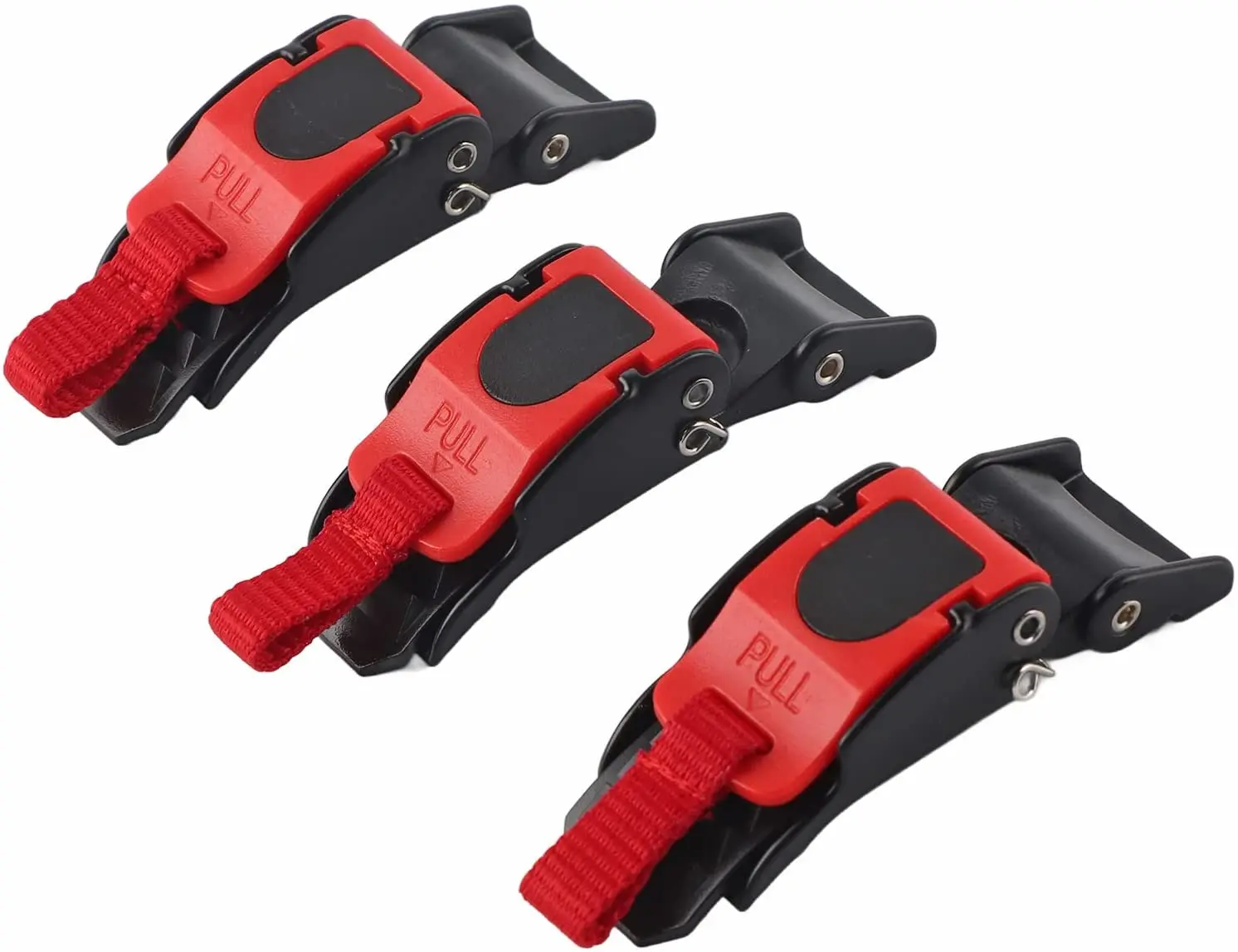 

Motorcycle Helmet Speed Clip Chin Strap Quick Release Pull Buckle Black Red Buckle Motorcycle Helmet Lock