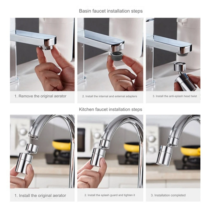 Насадка-распылитель для кухонного смесителя Регулируемый поворотный кран