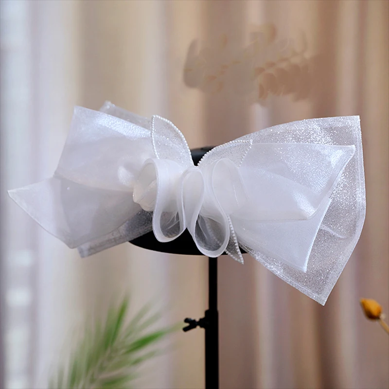 

New Xianmei Big Bowknot Sequins Design Sense Bride Wedding Sweet and Playful Wedding Dress Style Accessories