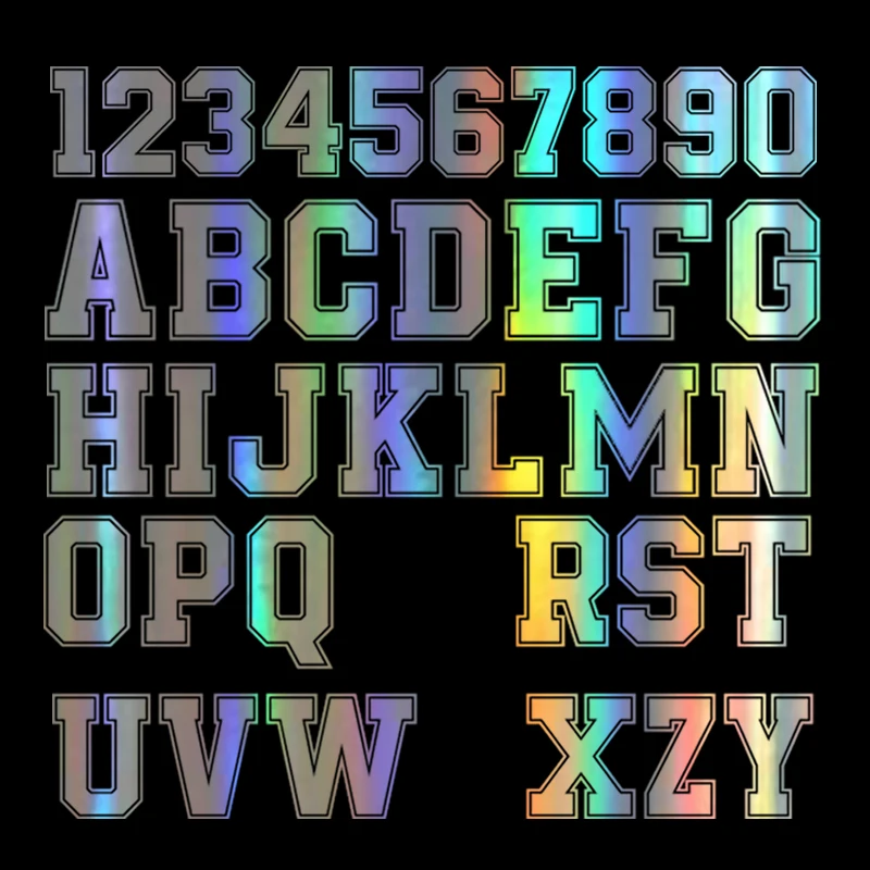 

Creative Alphanumeric Kit Personalized Car Stickers PVC High-quality Bumper Body Windows Decoration Sunscreen Exquisite Decals