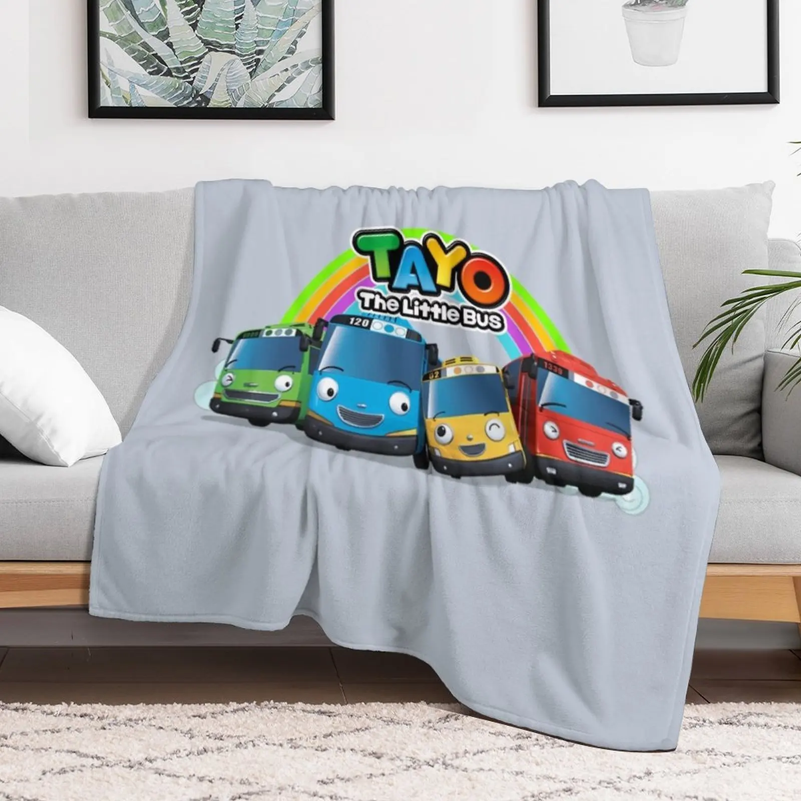 Одеяло Tayo And Friends Мягкие плед Самые мягкие одеяла