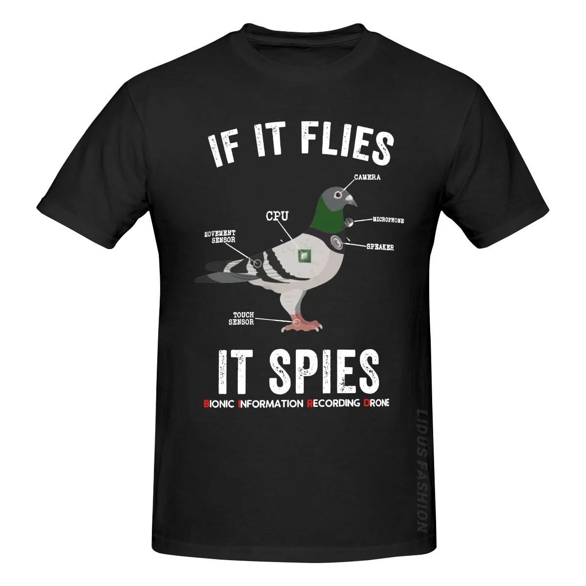 

Футболка с теории заговора, футболка с коротким рукавом с надписью «If It Spies»