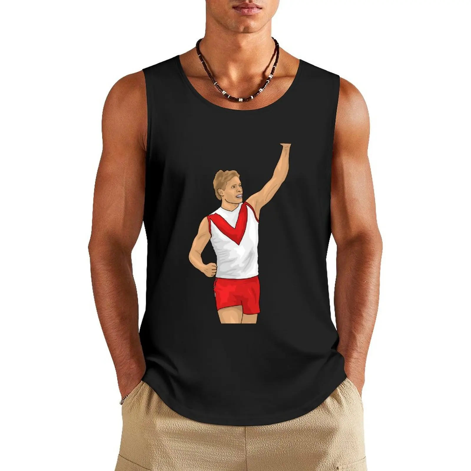 Isaac Heeney Tank Top мужская футболка хлопок