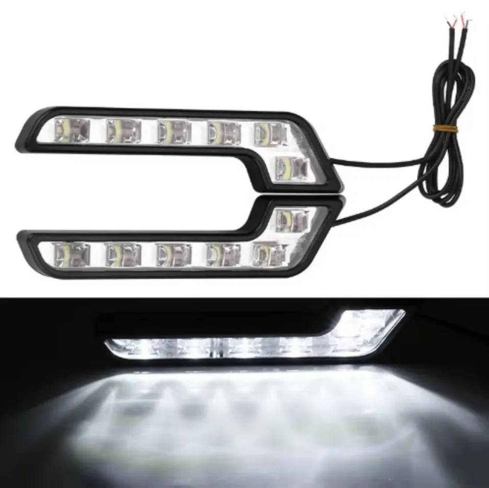 12 В L-образная лампа дальнего света дневные противотуманные фары прочная