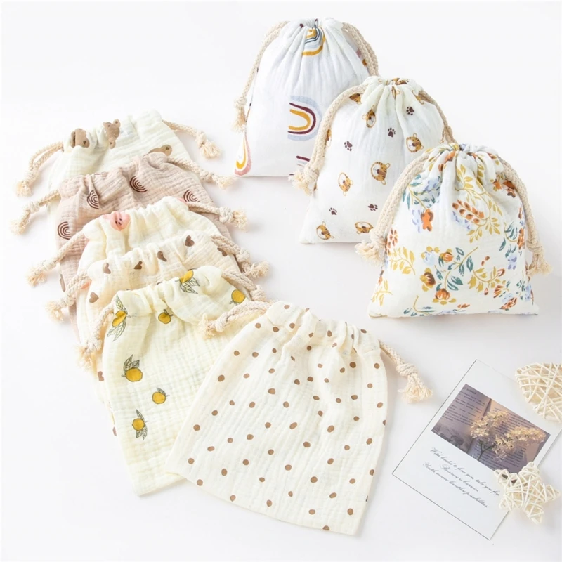 

Baby Nappy Bag Reusable Diaper Bag Diapers Underpant Organizing Bag Washable Drawstring Bag Infant Cloth Diaper Pack Bag