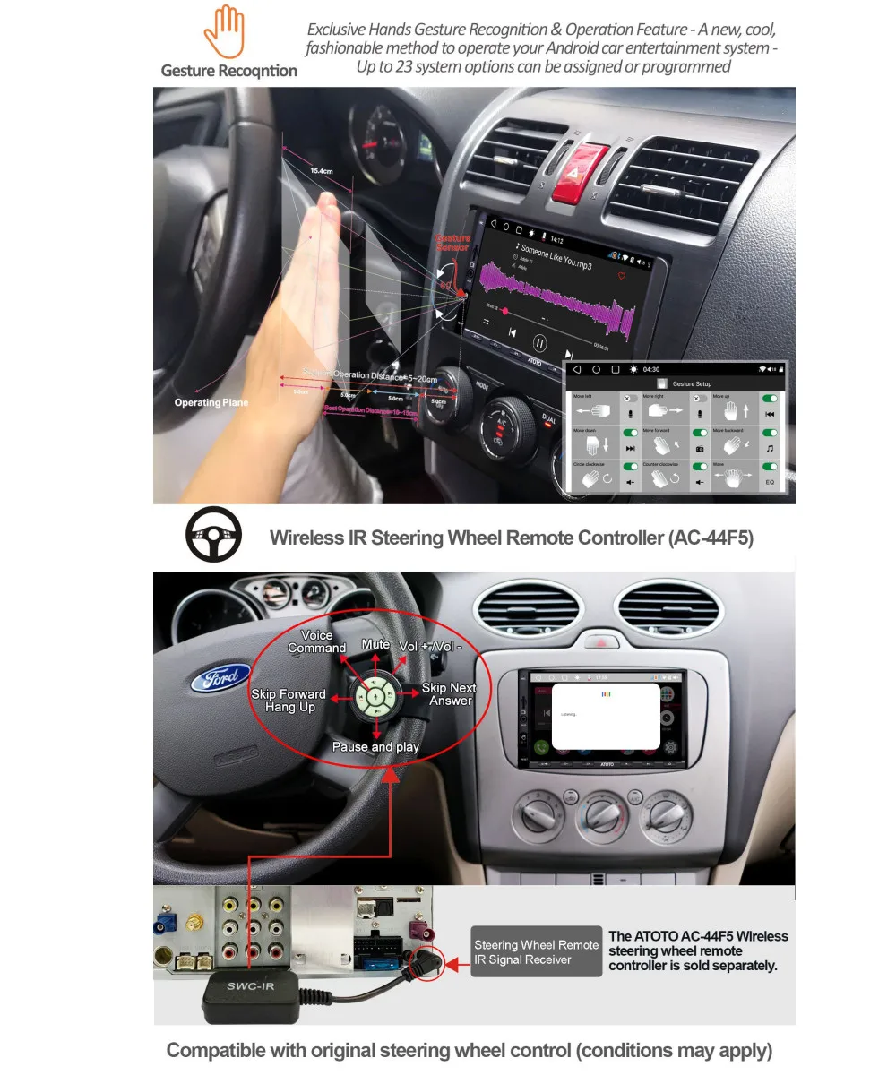 $339.27 ATOTO S8 Ultra AE-S8G2A78U-A-X 2 din Android Car Stereo in-Dash Autoradio Dual Bluetooth HD Wireless Phone Link Carplay Player