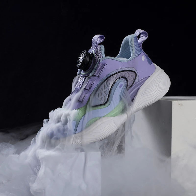 High Quality Children's Basketball Shoes 2023 High Top Basketball Shoes Breathable Boys' Shoes Children's Training Running Shoes