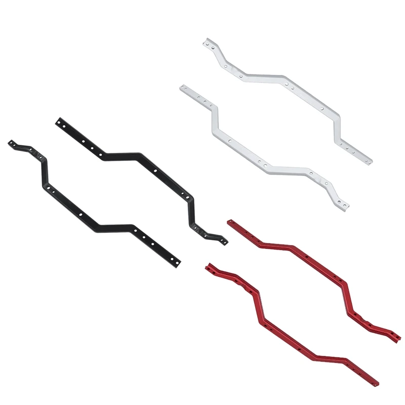 

2PCS Girder Side Frame Chassis Rails For 1/18 RC Crawler Car TRX4M TRX4-M Replacement Upgrade Part Metal ,Black