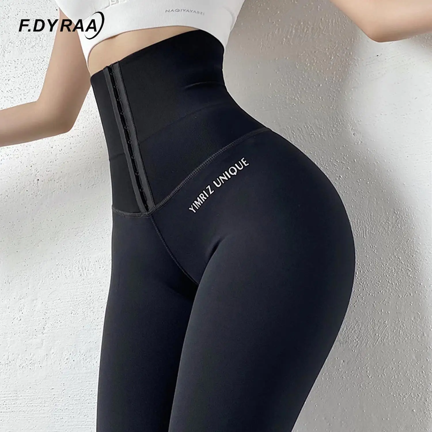 Corset Fitness Leggings Women's Outer Wear Training Gym Jogging Yoga Pants Tight High Waist Elastic Tummy Control Sexy Trousers
