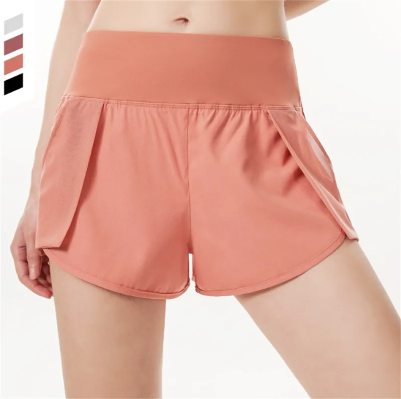 

2022 Fitness Running Light Weight Fast-dry Track Shorts Gym Side Pocket Loose Breathable Exercise Workout Training Shorts