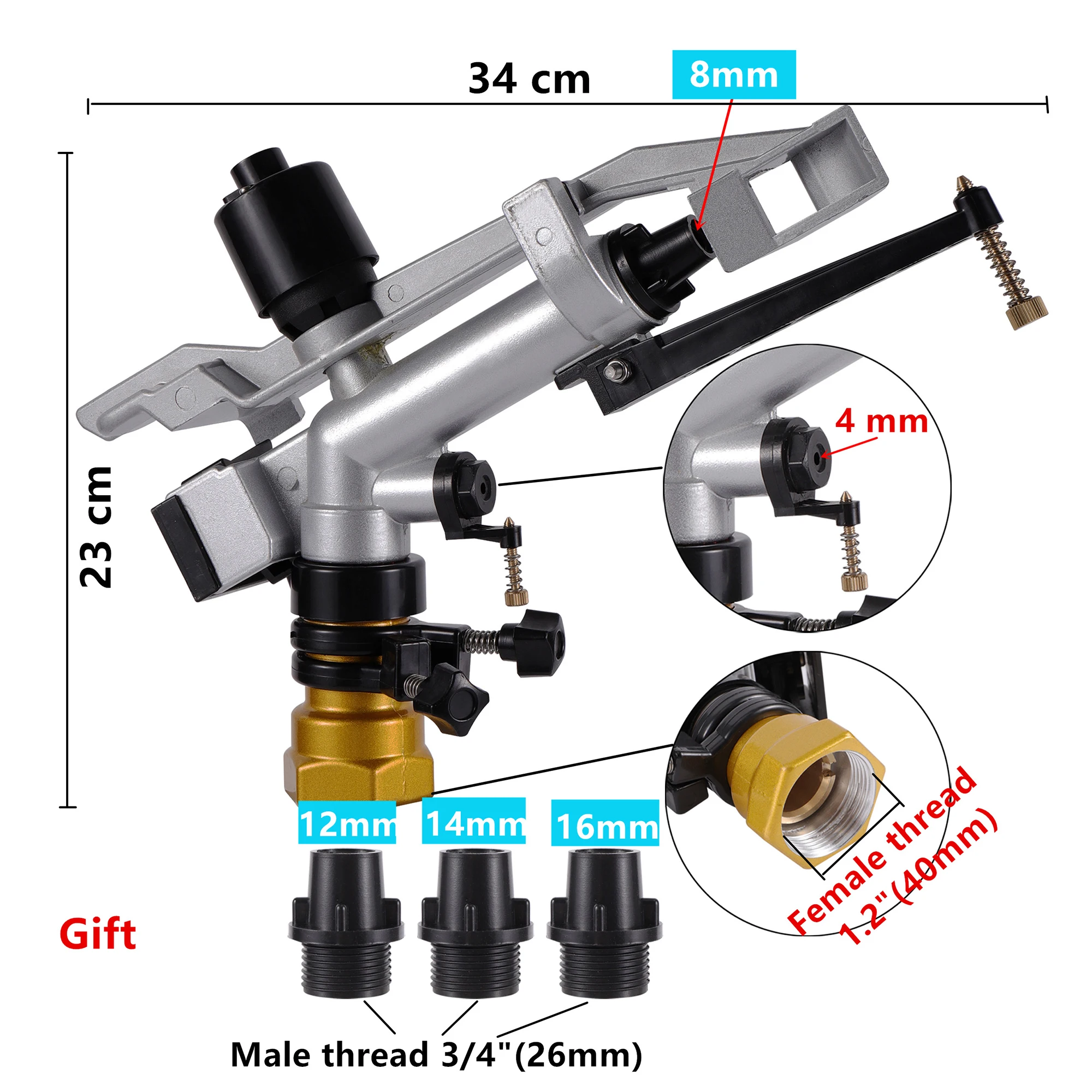 

Распылительный пистолет для полива Talk-Satisfied