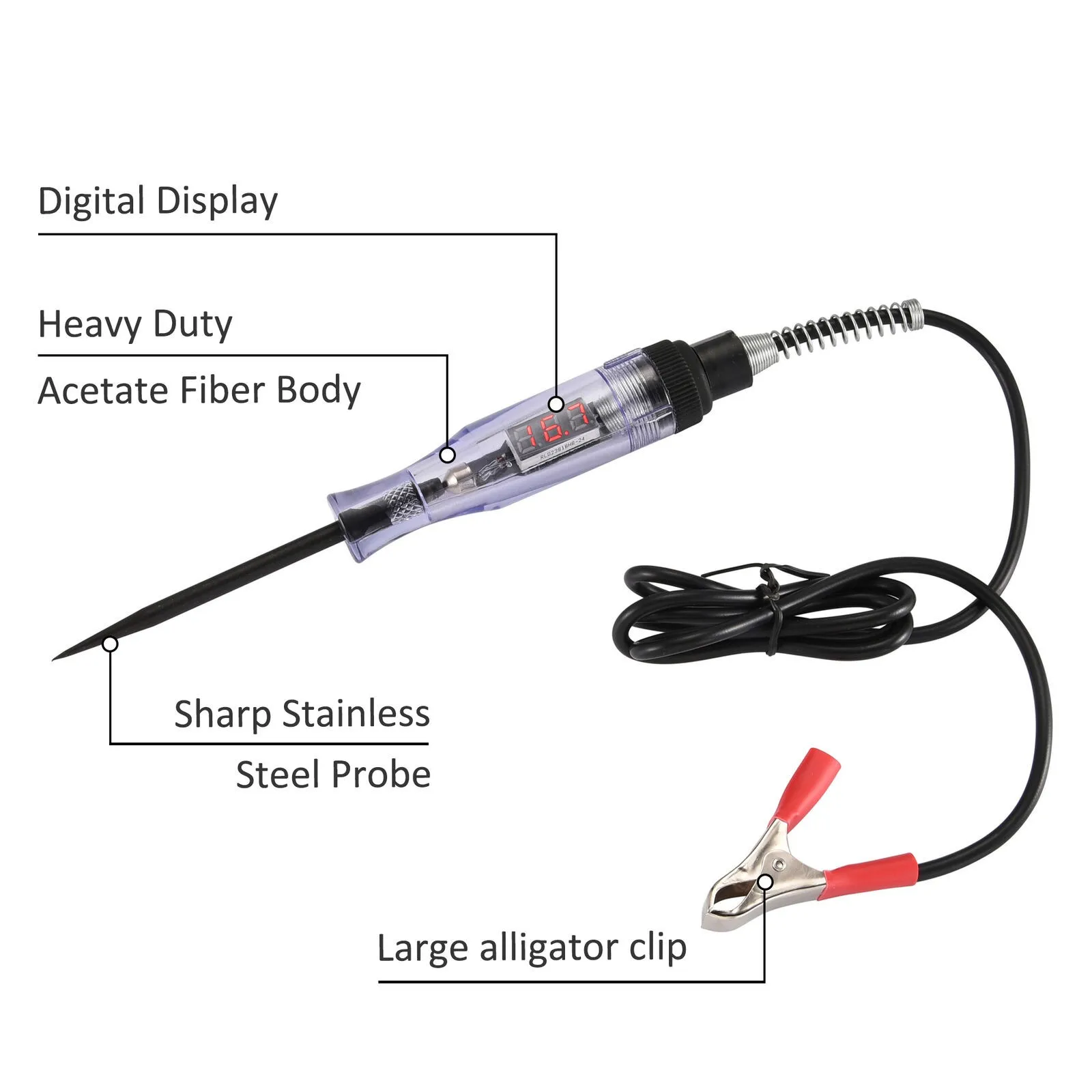 

Boat Tester Car Detector Electric Auto Fuse Pen Probe Probe 3-24v 1pcs