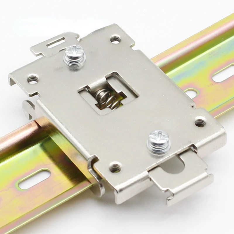 

1pcs single phase SSR 35MM DIN rail fixed solid state relay clip clamp with 2 mounting screws