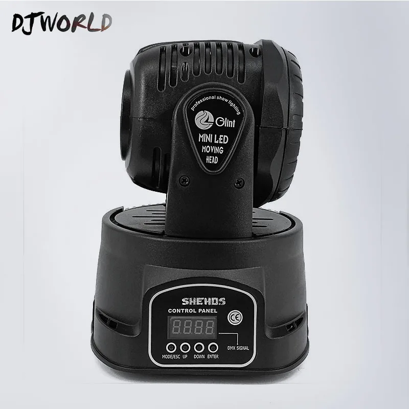 DJWORLD вращаюсветодиодный головка светодиодное освещение для сцены 7x18 Вт RGBWA + UV 6 в 1