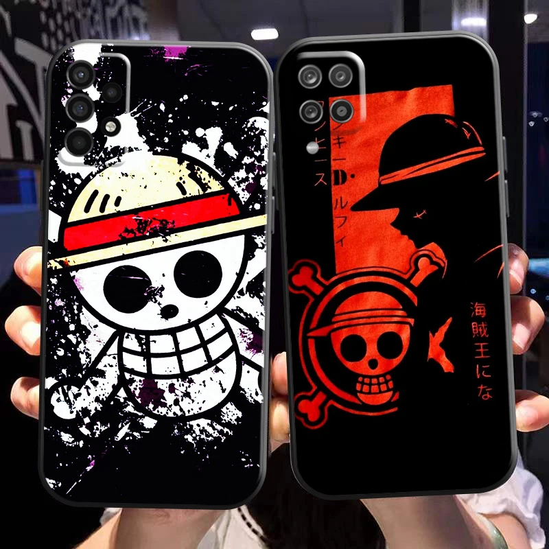 

Anime One Piece Luffy Phone Case For Samsung Galaxy A02 A11 A12 A20 A21 A21S A22 A31 A32 A51 A52 A70 A71 A72 5G Funda Soft