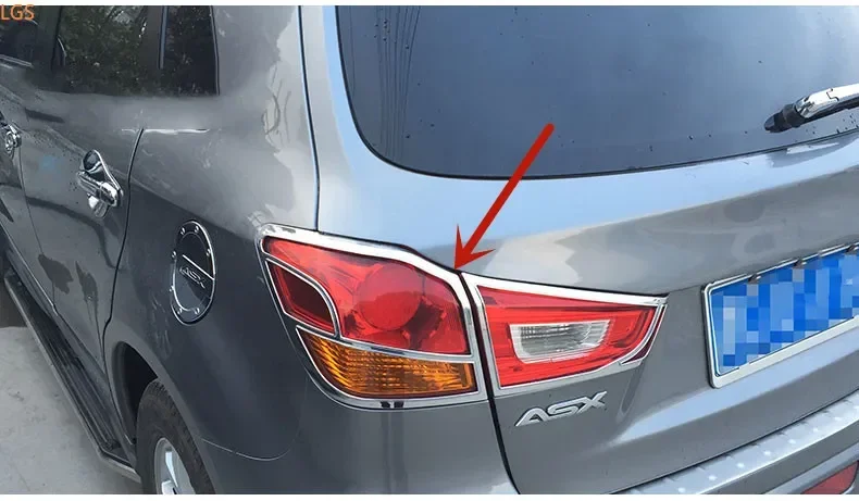 Для Mitsubishi ASX 2013-2019 ABS Chrome перед фарами задний фонарь декоративная рамка защита от