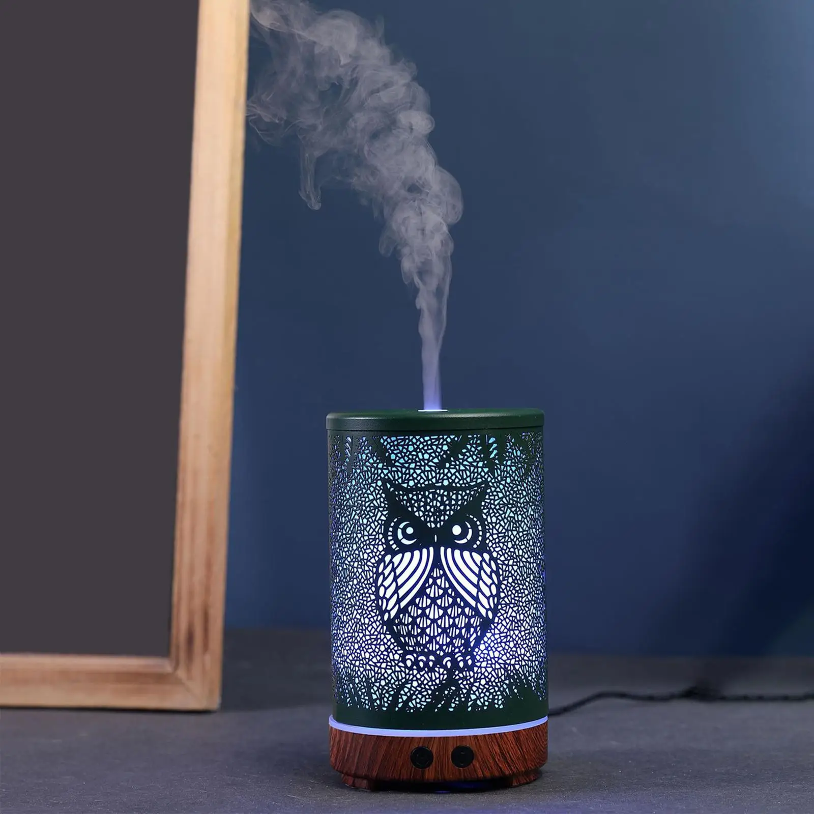 

Air Aromatherapy Humidifier 200ml UK Plug Portable Decoration Gift Owl Aroma Diffuser for Office Yoga Easter Girlfriend Children