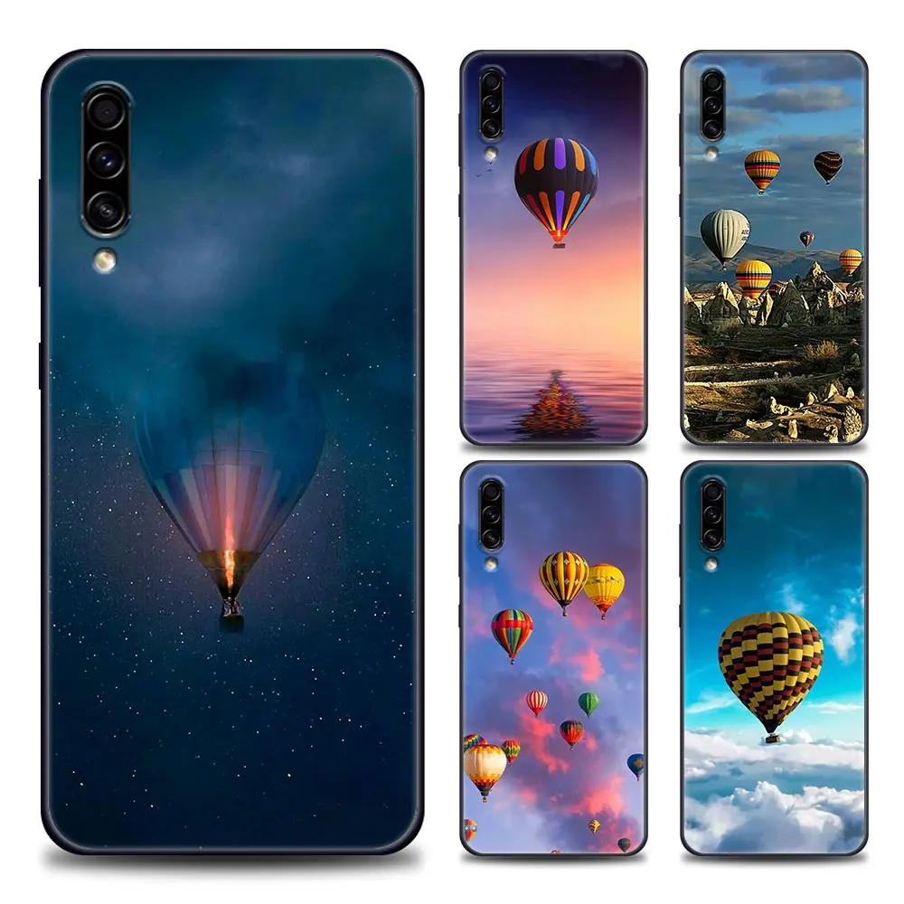 

Phone Case for Samsung A10 e S A20 A30 A30s A40 A50 A60 A70 A80 A90 5G A7 A8 2018 Soft Silicone Cute Hot Air Balloon