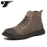 fashion boots mens high top new retro desert boots supplies comfort and casual men shoes outdoor cowboy boots