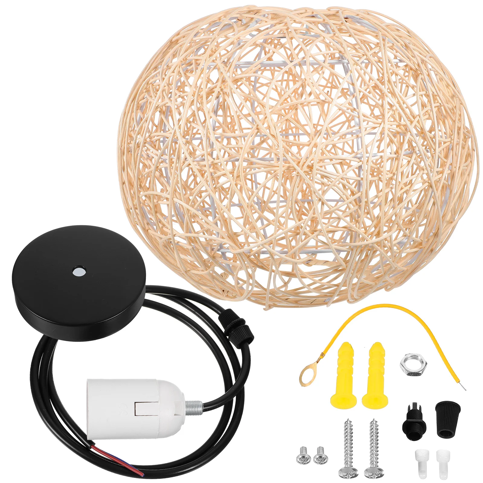 

1 Набор штативов, плетеная люстра, деревенский абажур, подвесной светильник