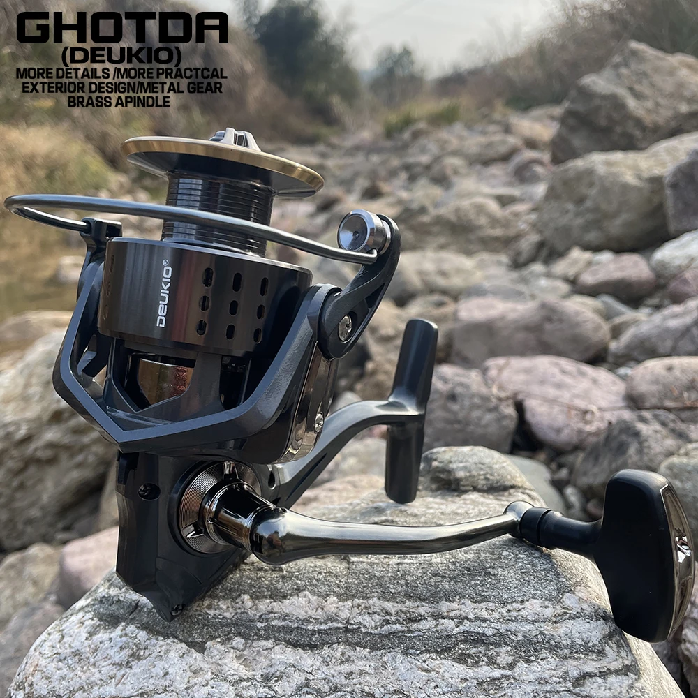 

High Quality Metal Spool Fishing Reel Smooth One-way Gapless 5.2:1/4.9:1 Spinning Reel Casting Reel Carp For Saltwater Pesca