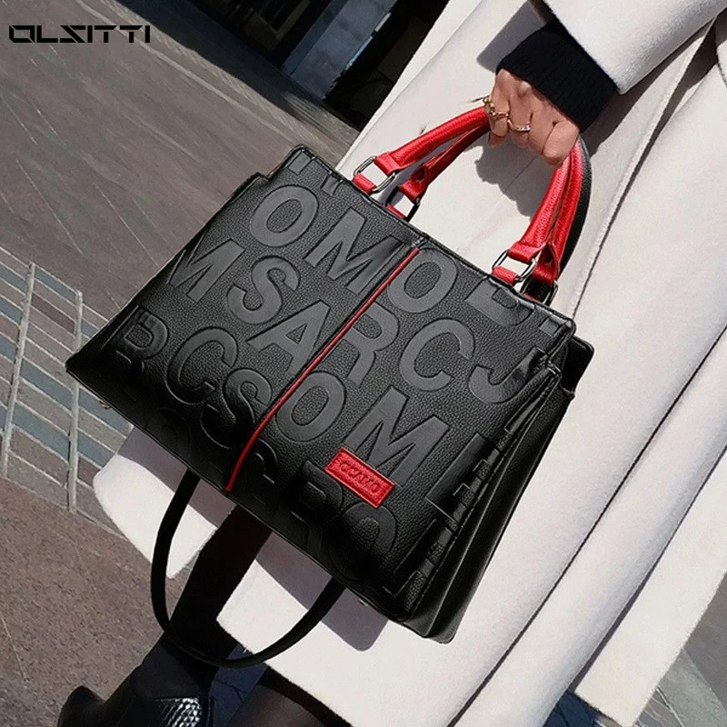 

PU Leather Casual Crossbody Bags for Women 2022 Luxury Designer Handbag Tote Large Capacity Travel Shoulder Bag Sac A Main