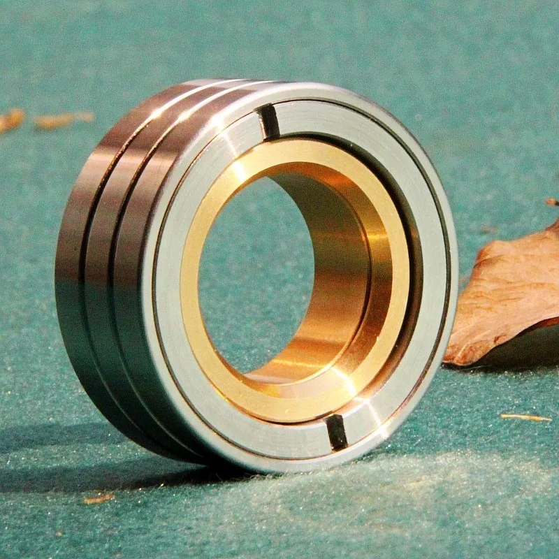 Metal Spinner EDC Fidget Ring Ratchet Fingertip Gyro Decompression Adhd Toys For Adults Kids Juguete Para Aliviar El Estrés enlarge