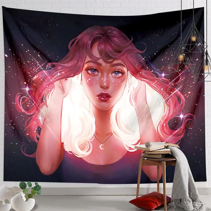 Ashou Настенный декор гобелен кавайный украшение для комнаты девочки настенный