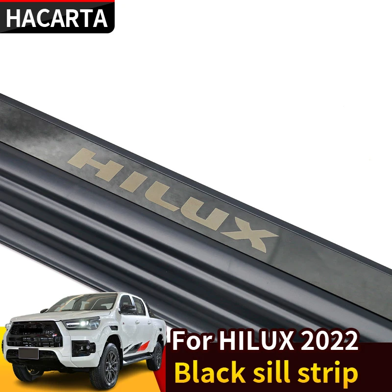 Автомобильные аксессуары для Hilux 2022 Высококачественная полоса из нержавеющей