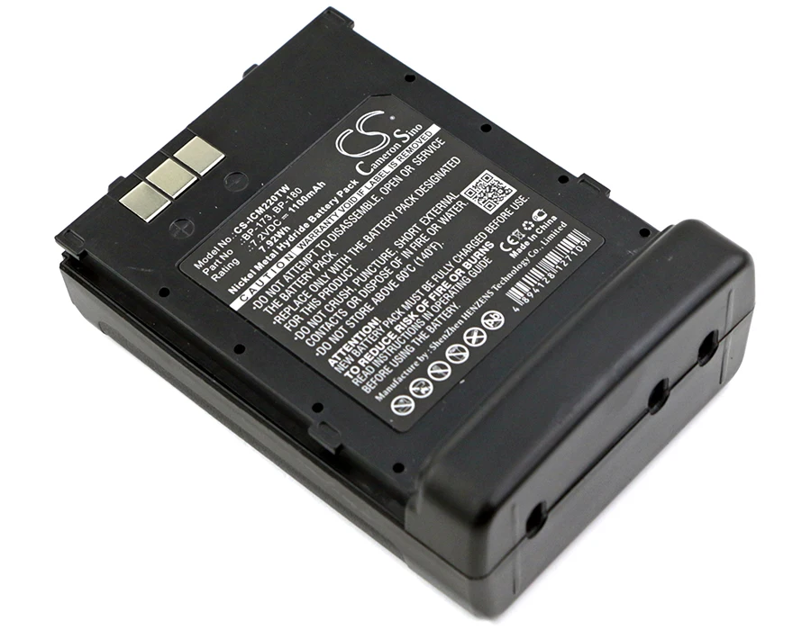 

1100mAh Icom BP-173 BP-180 Battery for IC-T42E