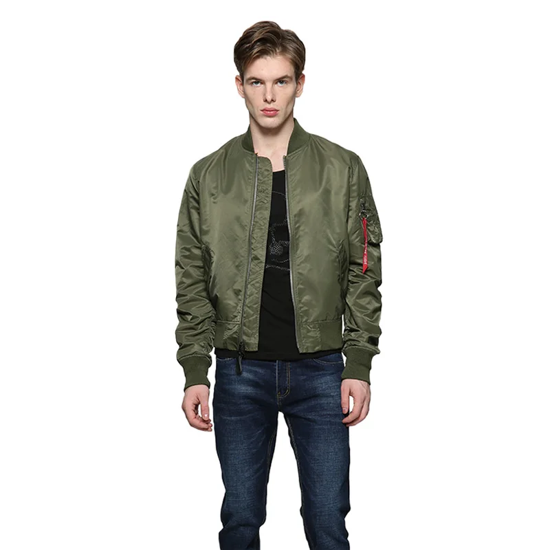 

Classic Men Women Couple Clothing bomber Jacket MA1 Flying Outerwear Male Youth Pilot Flight Casual Loose Coats