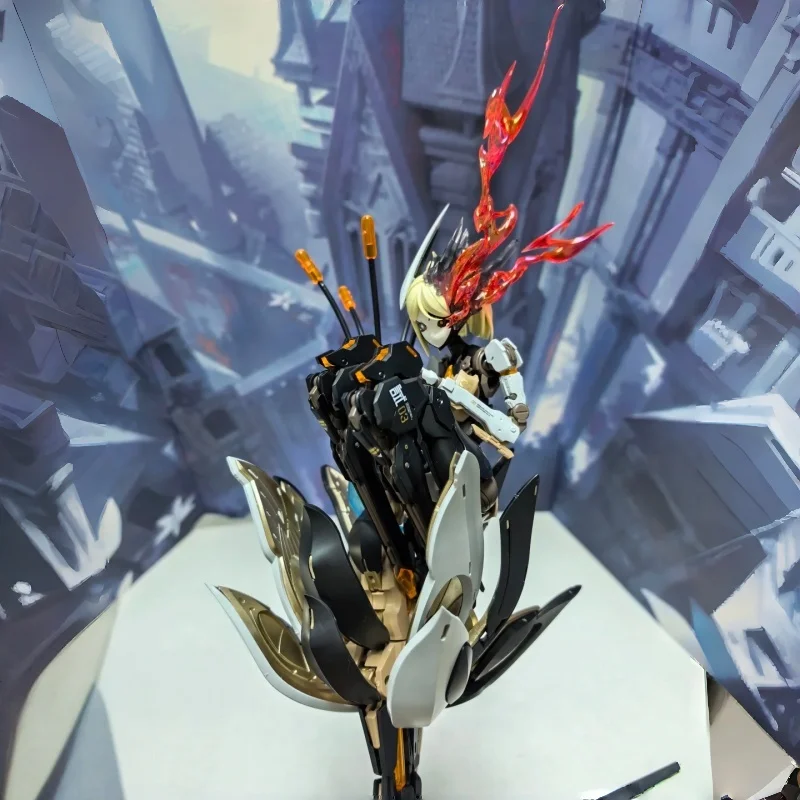 Фото Hemoxian Earnestcore Craft Mecha Musume Rosado Project Star Flower Lily Оригинальный китайский сборный модельный набор для взрослых (для демонстрации) №2