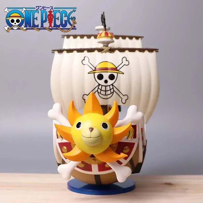 Цельная модель игрушки мини-аниме Going Merry Thousand Sunny Pirate Boat Ship Bay Breeze Party Island