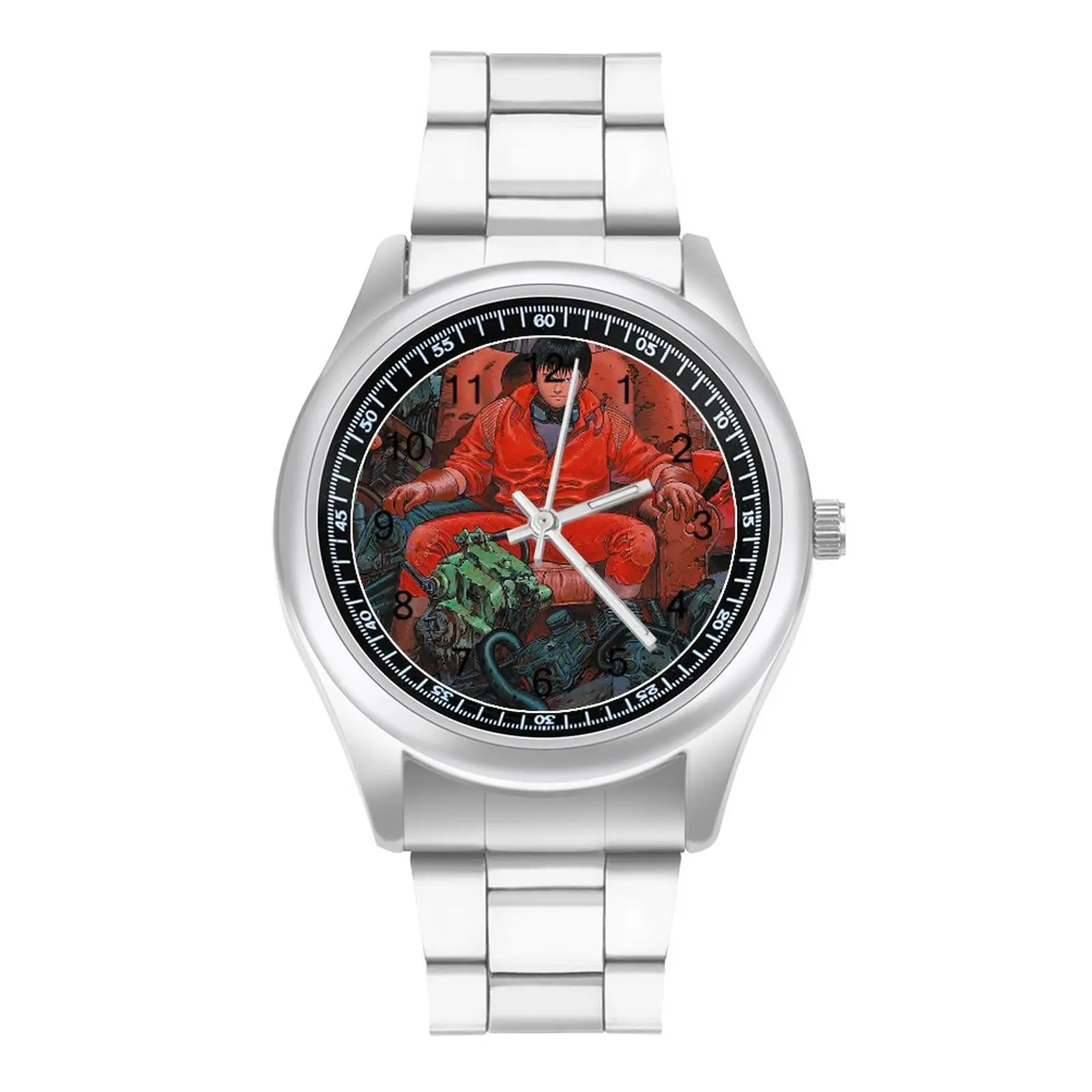 Relógios de Pulso de quartzo  Akira Kanedo Relógio de Quartzo Ruína Sofá Aço Foto Relógio de Pulso Meninos Esporte Incomum Comprar Relógio de Pulso